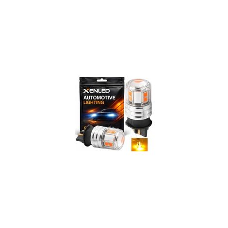 2 x AMPOULES PWY24W 12-LED ORANGE 750Lms XENLED 24W - PALLADIUM - WP3.3x14.5/4