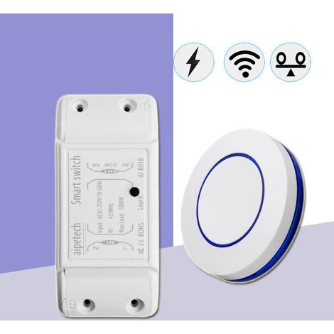 433 AC 220V Wireless Smart Remote Control Switch (1/4)