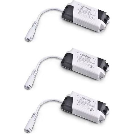 Pack x3 Transformateur Driver 18W-24W DC, entrée multi-tension 85-265V Ac 50/60Hz, sortie 36-72 Vdc 240-260 mA. Valable pour remplacer les downlights et autres équipements LED (1/4)