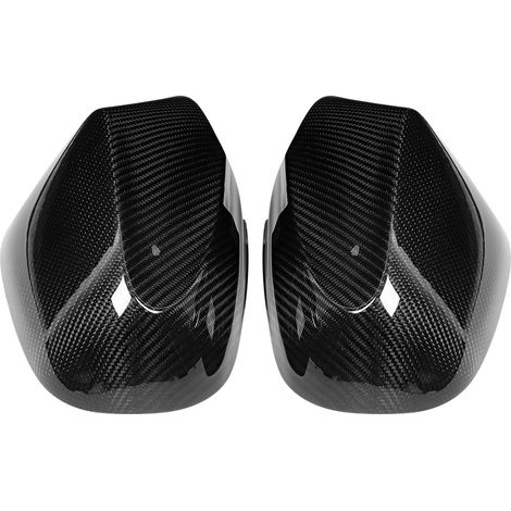 Boîtiers de rétroviseurs en fibre de carbone post-production pour BMW E87 (2009-2011) (paire, gauche et droite) (1/5)
