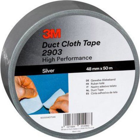 3M  2903D4850B Gewebeklebeband 3M™ 2903 Schwarz (L x B) 50 m x 48 mm 1 St.