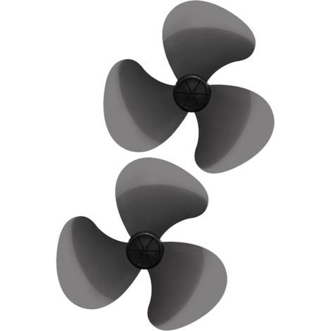 2 Pièces Pales de ventilateur, Plastique renforcé, Diamètre 7cm, Pour ventilateur de sol et table (1/5)