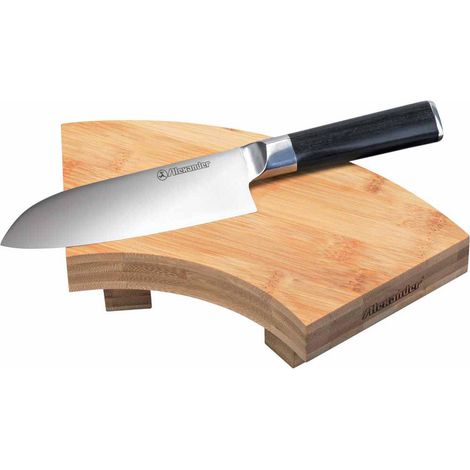 Set Sushi con Coltello Santoku e Tagliere in Bamboo Alexander (1/2)