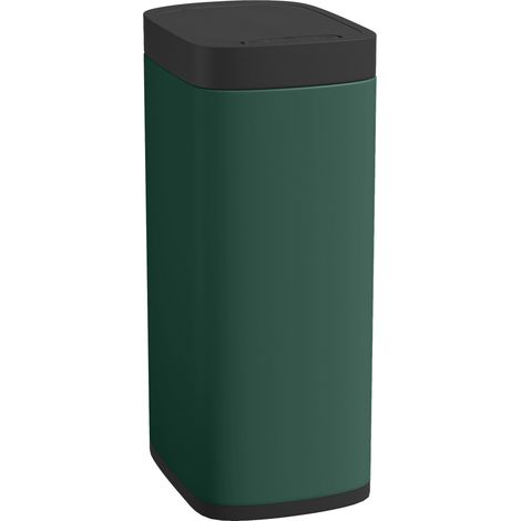 HOMCOM 50L Sensor Bin, Touchless Kitchen Bin, Battery Operated, Dark Green