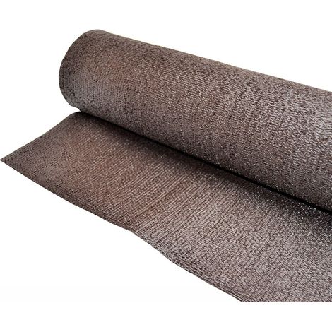 Rete di copertura e ombreggiatura premium 230 g/m² marrone 3 x 4 m