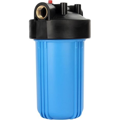 10 pouce Grand Bleu Filtre à eau logement cartouches de filtre Boîtier bleu (1)-LIAIKI (1/5)