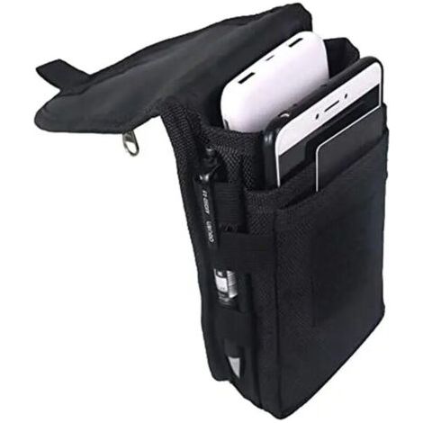 Pochette pour smartphone, pochette de ceinture à outils, étui pour téléphone portable, étui de téléphone, porte-outils, étui de transport tactique, pochette à boucle de ceinture, poche de tail