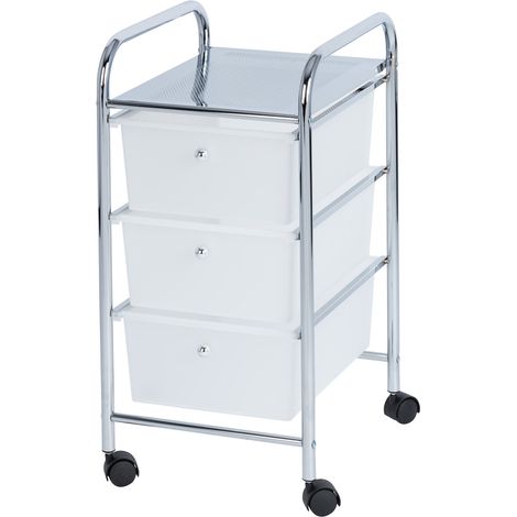 Chariot de salle de bain MESSINA, 3 niveaux, WENKO (1/4)