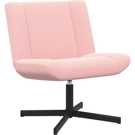 Drehstuhl Rosa 63 x 75 x 76 cm Schafsleder