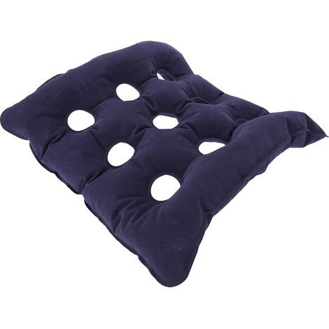 Coussin de siège gonflable épais et portable, coussin de chaise confortable pour personnes âgées (1/5)