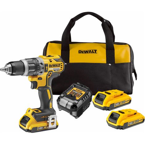 Dewalt DCD796D2 18v XR Brushless Compact Combi Hammer Drill + Bag - 2 x 2.0ah