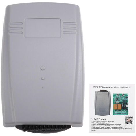 Interrupteur de commande universel multimarque à code tournant fixe Tuya pour ouvre-porte de garage Wi-Fi 2 canaux 433 MHz (1/5)
