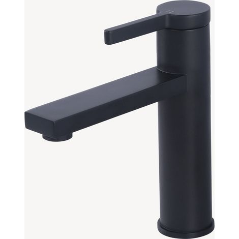 Einhebel-Waschtischarmatur Schwarz - Mintaka