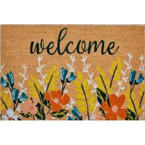 Tapis D'Entrée - Tapis Antidérapant En Polyester Microfibre - Pour Cuisine Salle De Bain Intérieur Extérieur - 60 X 40 Cm - Beige - 1 Pièce (1/5)
