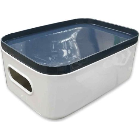 Aufbewahrungsbox für Kosmetikartikel sowie Küchen- und Badezimmerdüfte mit Deckel (mittelgroß) (1/5)