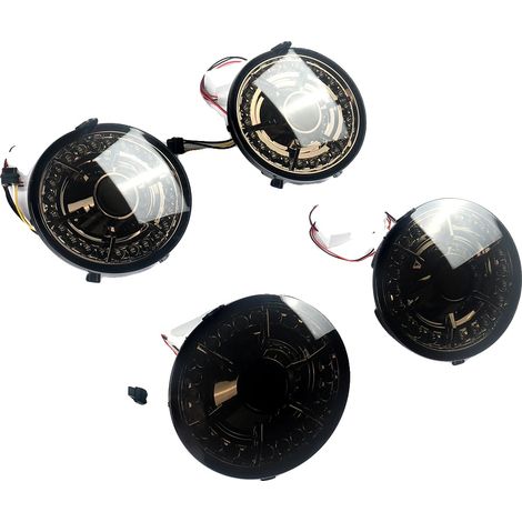 Juego de luces traseras, tecnología LED, diseño duradero, 4 unidades (1/2)