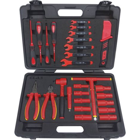 Coffret outils isolés 1000V IEC 60900 pour véhicules hybrides et électriques - OE 0700 - CLAS Equipements (1/2)