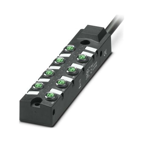 Répartiteur pour capteurs/actionneurs Phoenix Contact série SACB, 8 ports , M8 ( Prix pour 1 )