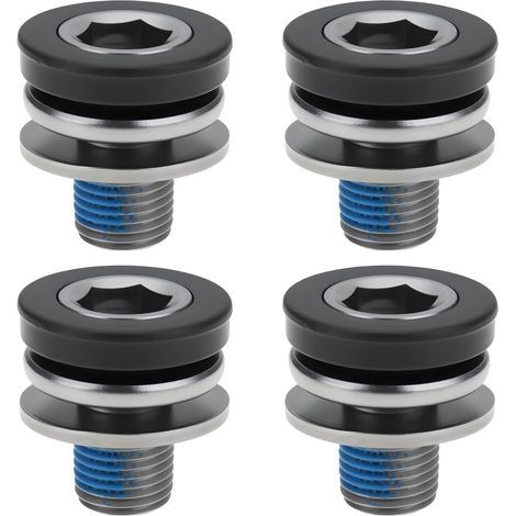 Set of 4 M10 x 14 crank arm bolts compatible with Ebike BNI (Mini-ISIS) Compatible with Bosch Gen.3 (1/4)