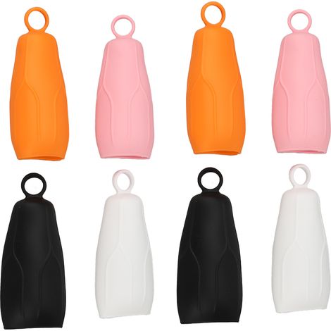 8 pièces étui de toilette élastique anneau silicone protecteur étanche couverture pour voyage extérieur (1/5)