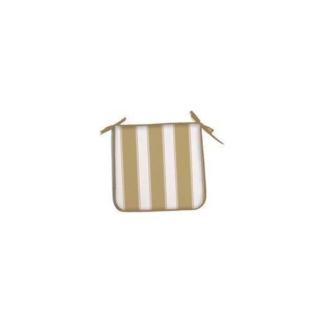 4 x CUSCINO PANAREA 39X39X2CM RIGATO TORTORA