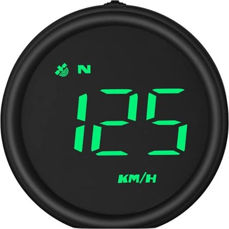 Compteur De Vitesse GPS - Affichage Tete Haute HUD - Pour Voiture - Avec Avertissement De Survitesse Et Rappel De Fatigue - 10 Hz - Compatible Tous Vehicules - 1 Piece