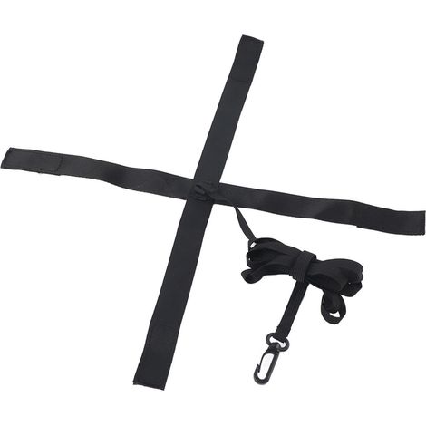 Entraîneur de coups de pied de football, aide à l'entraînement individuel – Mains libres avec ceinture ajustable (1/5)