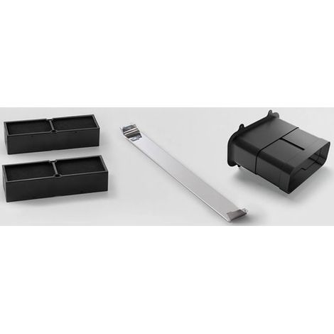 Elica – Filtre pour hotte aspirante – Kit de recyclage avec tube télescopique et filtres céramiques anti-odeurs – Compatible avec Nikolatesla