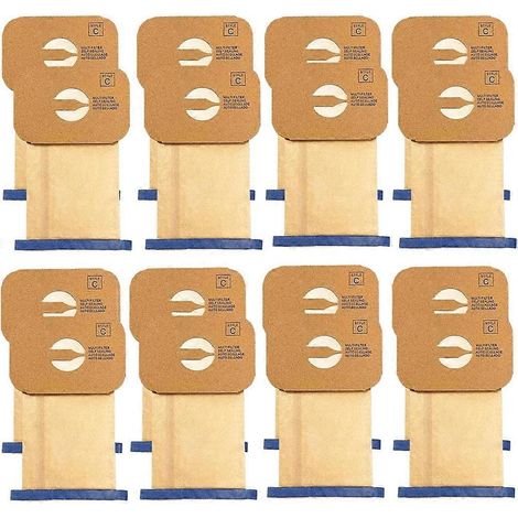 Lot de 16 sacs de rechange pour aspirateur traîneau Electrolux de type C (1/5)