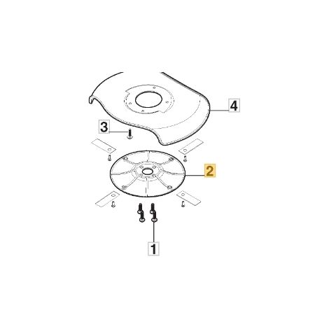 ORIGINAL STIGA 180 mm Messerteller ORIGINAL STIGA Roboter-Rasenmäher a1500 322465654/0