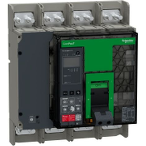 SCHNEIDER NS1250H 70kA 4-poliger 1250A Schalter mit manueller Verriegelung.