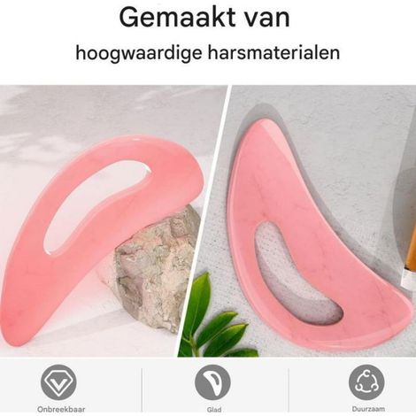 Gua Sha Masseur - Grand Gua Sha - Pour bien, tapis, visage, cou, détend les muscles, soulage la douleur et élimine la fatigue - Ros (1/5)