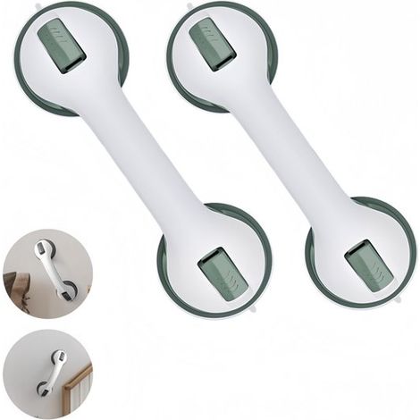 Maniglioni di sicurezza per anziani (set da 2) Maniglioni con ventosa Corrimano di sicurezza Maniglie per porte del bagno Resistenti Non è necessaria la foratura (1/5)