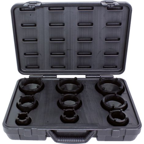 KS TOOLS Juego de llaves para tuercas ranuradas, pasadores externos, 9 piezas - 450.5000 (1/5)