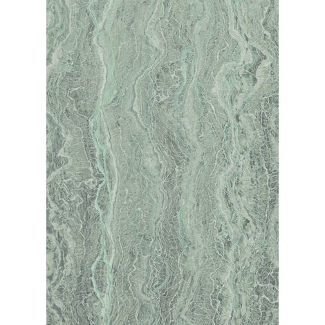 Papier peint panoramique classique,naturel Marbre Menthe (1/4)