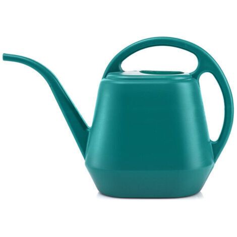 Arrosoir de jardin en plastique de 4 litres Arrosoir de fleurs pour l'intérieur et l'extérieur (vert)