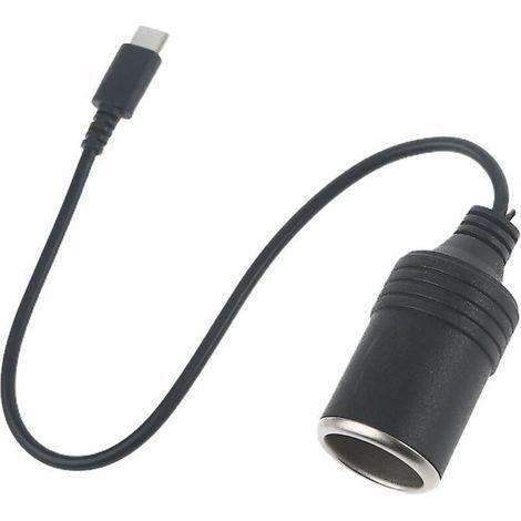 Cavo di alimentazione Fei Yu da USB-C Type-C a presa accendisigari auto da 12 V femmina. (1/4)