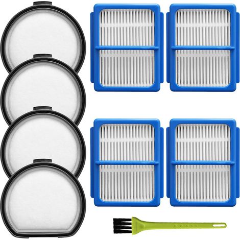 Filtres de AEG Remplacement pour Aspirateur, Remplacement du Filtre HEPA, Kit Filtre Aspirateur Remplacer, Filtres D’évacuation HEPA Remplacement de Compatible Avec ASKQX9/QX9-1-50IB/QX9-1-ALRG (1/5)