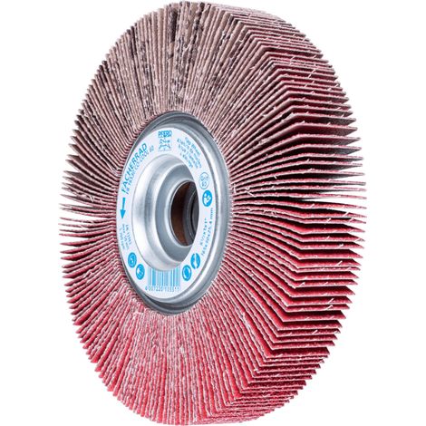 PFERD TOOLS Lamellenschleifrad FR Ø 165x30mm Bohrung Ø 25,4 mm CO-COOL60 für kühlen Schliff auf Edelstahl 2 Stk