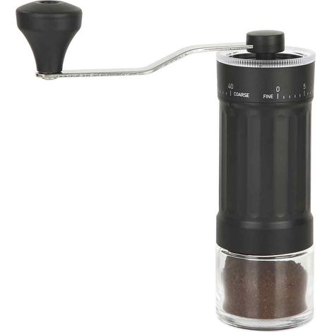 Molino De Café Manual - Muela Cerámica Ajustable 200-1000 Micras - Para Espresso Y Cafeteras De Filtro - Capacidad 20 G - Peso 250 G (1/5)