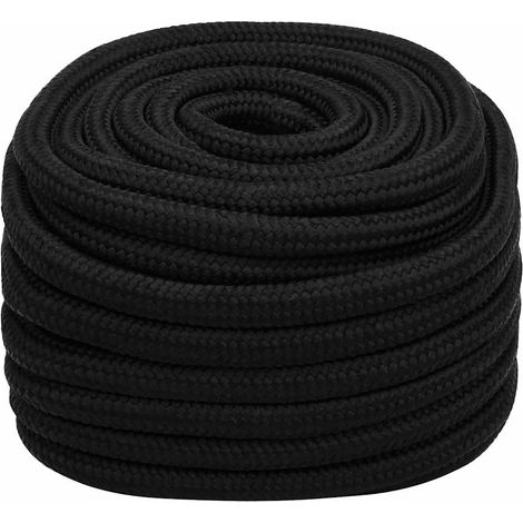 Maison Exclusive - Arbeitsseil Schwarz 20 mm 25 m Polyester (1/5)