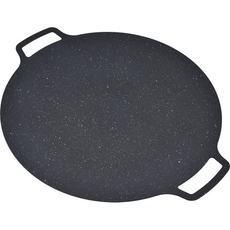 Poêle à Grill Coréen 36 cm Antiadhésive pour Barbecue, Résistante à la Chaleur, Idéale pour Porc et Crêpes (1/5)