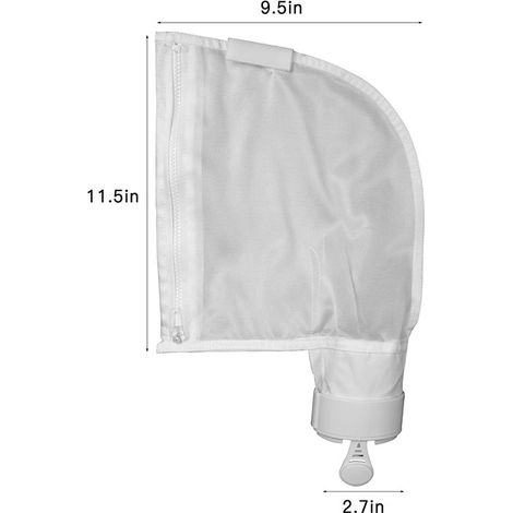 Sacs filtrants pour robot de nettoyage de piscine POLARIS 280/480 - Pack de 2/paire, filtrent efficacement les feuilles et les débris, améliorant ainsi les performances de nettoyage. (1/3)