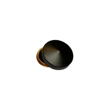 Rosace conique ou cache vis (1 rosace et 1 cuvette de vis) Laiton noir Diamètre 16 Vis 4 à 5-1 pièce