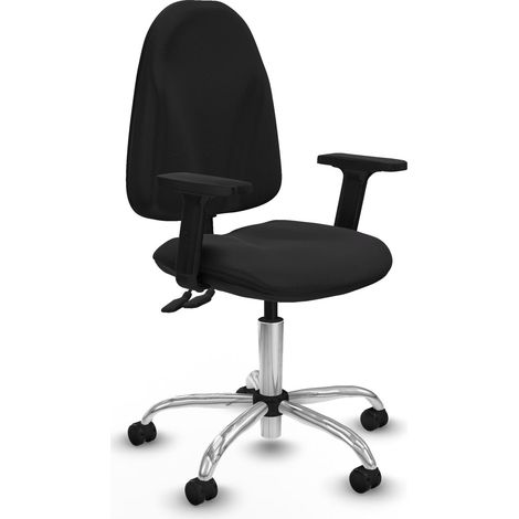 Piqueras y Crespo B2D05RF Silla de oficina negra diseño elegante