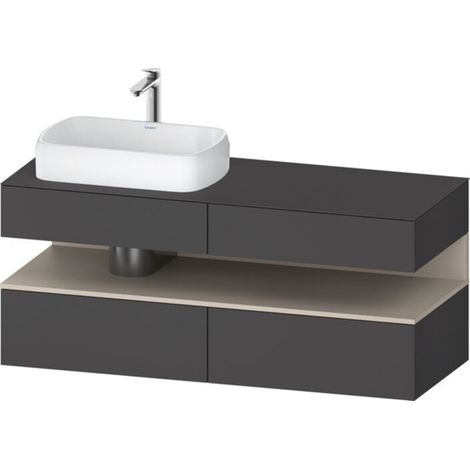 Duravit Collection One Konsolenwaschtischunterbau, 2 Auszüge, 2 (1/2)