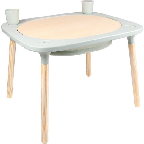 Table de jeux 4 en 1 Montessori en bois FSC® (1/5)