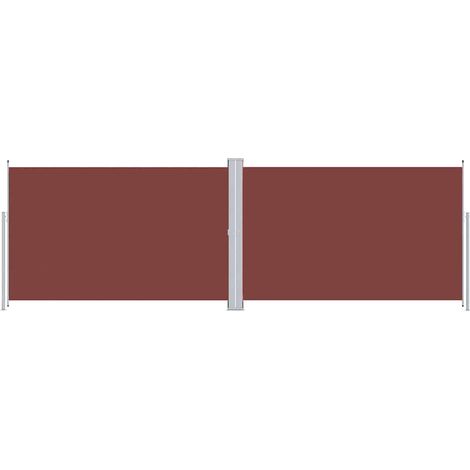 Maison Exclusive - Seitenmarkise Ausziehbar Braun 220x600 cm