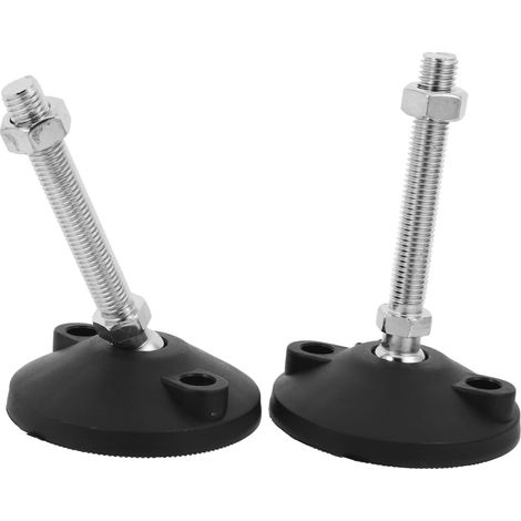 Pieds de nivellement pour meubles Tofficu M14x100, lot de 2, en nylon (1/5)
