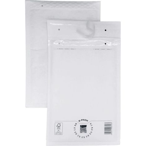 Enveloppes à bulles F16 blanches E-PACK x10 pièces